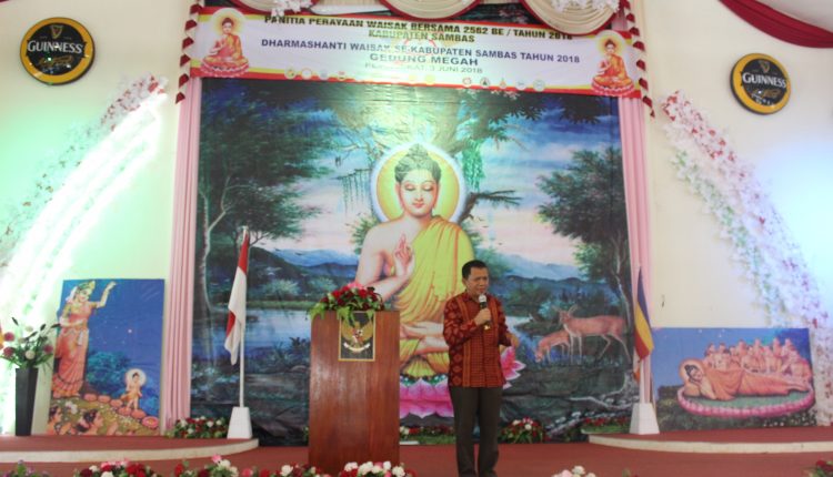 Dhammashanti Waisak Pemangkat Perkokoh Harmoni dalam Kebhinekaan untuk Bangsa.Foto 2