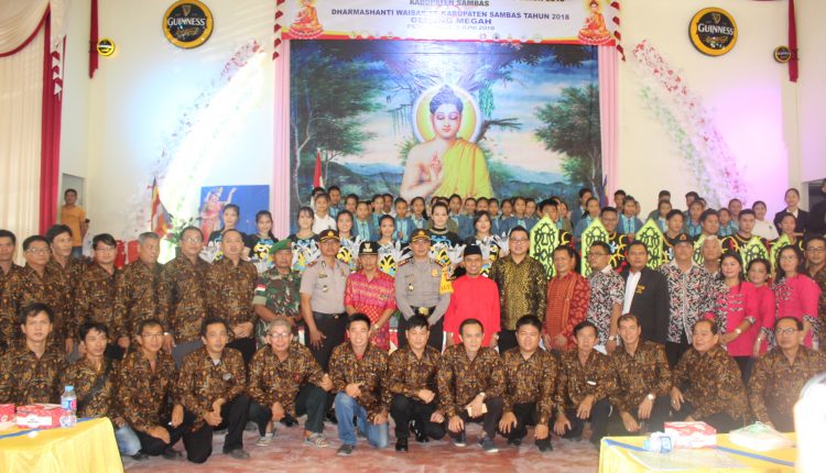 Dhammashanti Waisak Pemangkat Perkokoh Harmoni dalam Kebhinekaan untuk Bangsa.Foto 9