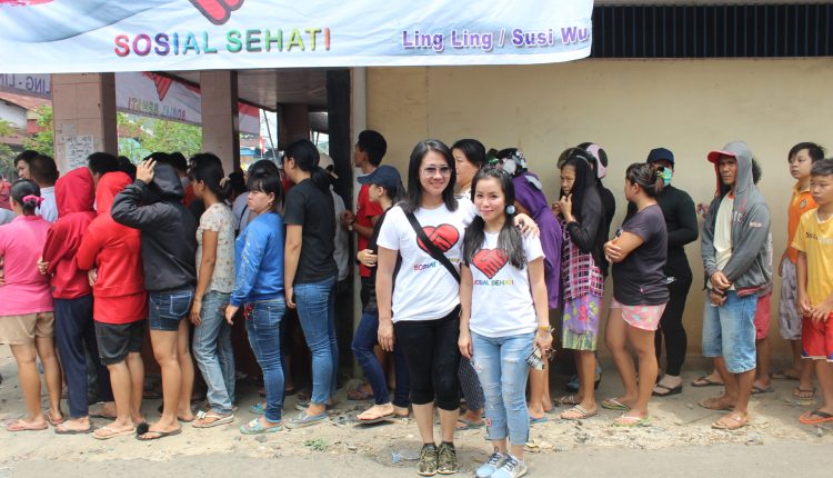 Baksos Peduli Kasih Sosial Sehati Bagikan 1.500 Paket Beras.Foto 5